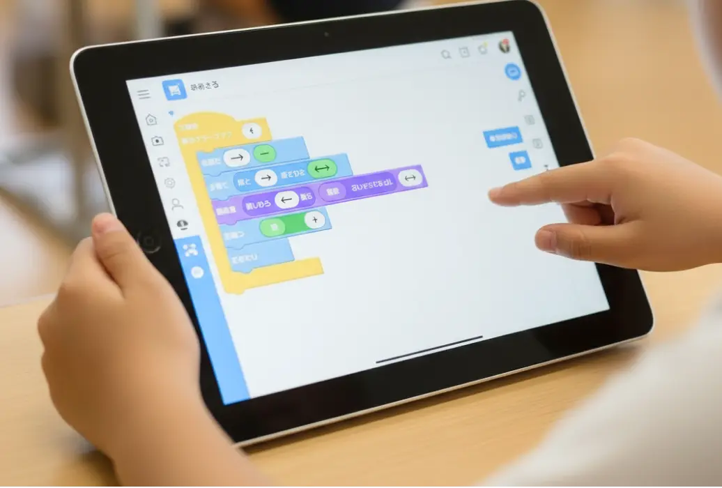 タブレットでプログラミング